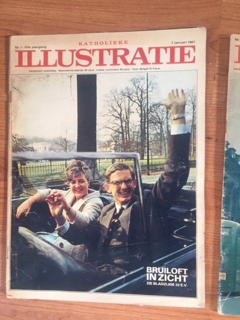 Katholieke Illustratie 7 januari 1967 met Pieter en Margriet, Ophalen of Verzenden, Gelezen, Nederland