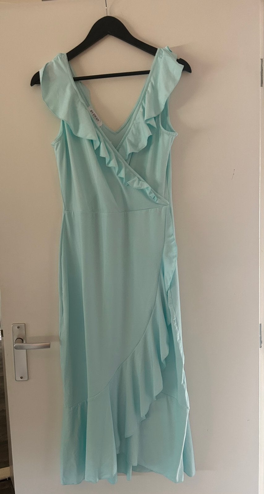 By Swan jurk lichtblauw, maat L, Kleding | Dames, Ophalen of Verzenden, Nieuw, Maat 42/44 (L), Blauw