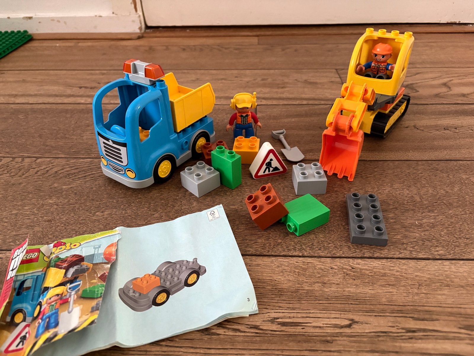 Lego Duplo 10812 Rupsband graafmachine, Ophalen of Verzenden, Gebruikt, Complete set, Duplo