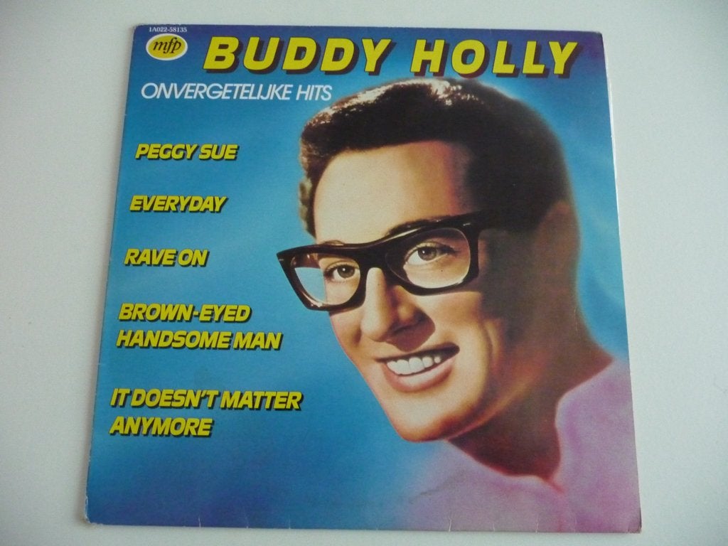 lp BUDDY HOLLY - ONVERGETELIJKE HITS- MFP RECORDS, 1980, LP, Gebruikt, Pop, Ophalen of Verzenden