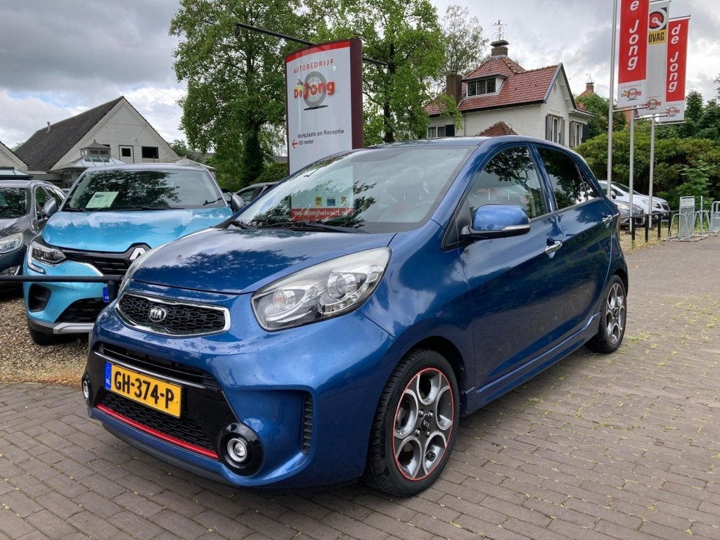 Kia PICANTO 1.2 CVVT SPORTSLINE / STOEL+STUUR VERW. / AIRCO-, Auto's, Voorwielaandrijving, Euro 5, 86 pk, Gebruikt