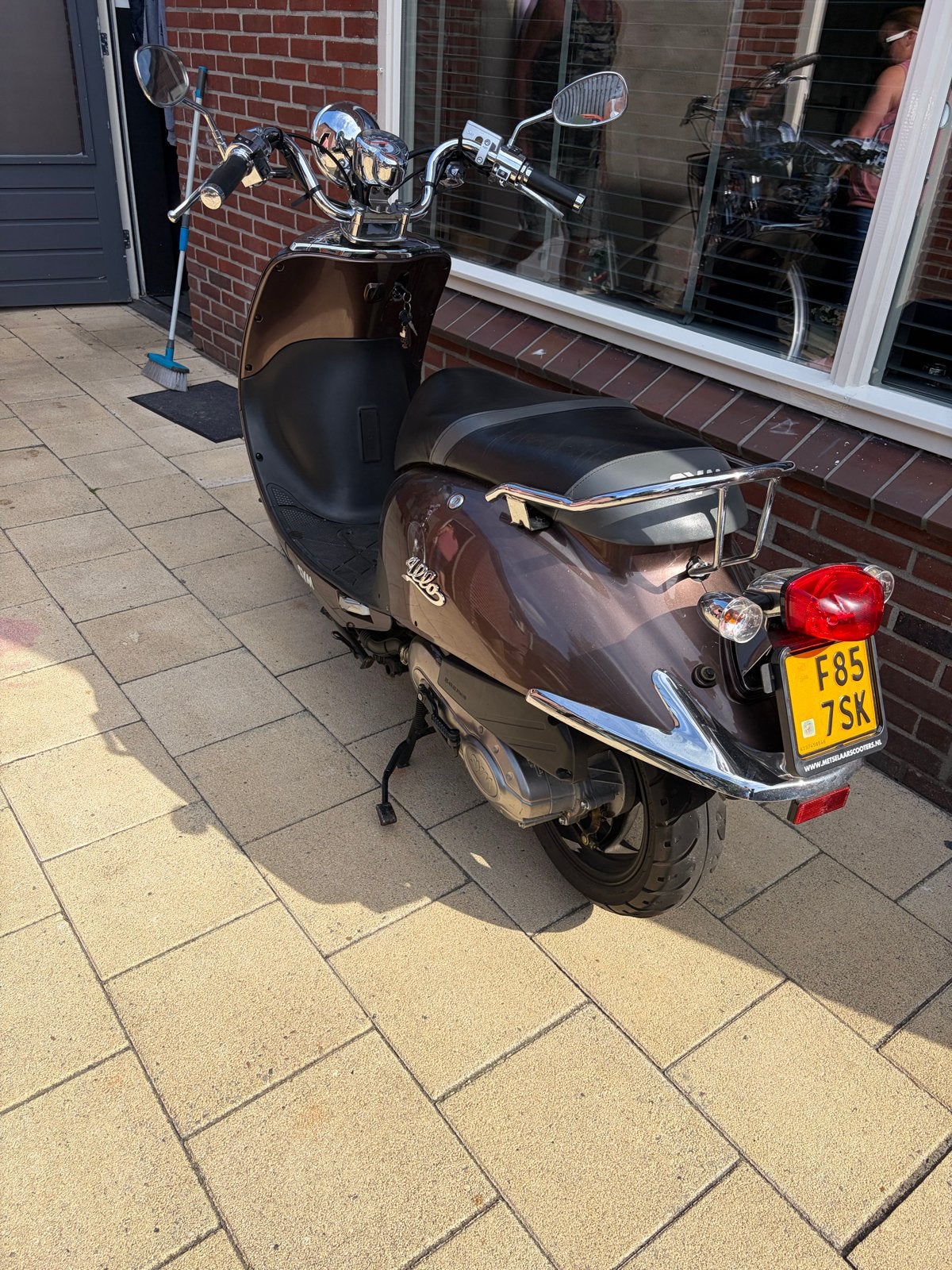 Sym Allo scooter, Fietsen en Brommers, Scooters | SYM, Gebruikt, Allo, Maximaal 45 km/u, Benzine, Ophalen