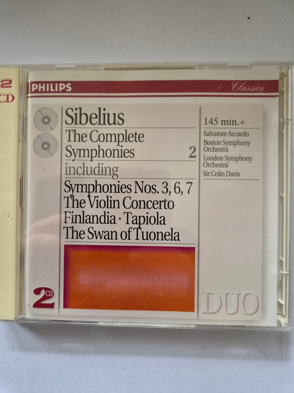 Sibelius: The Complete Symphonies Vol. II - 2 CD Set, Gebruikt, Symfonie, Modernisme tot heden, Ophalen of Verzenden