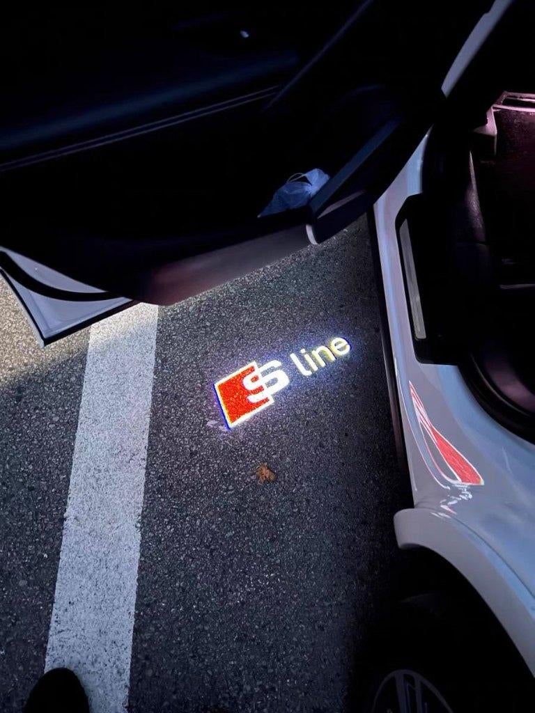 Audi S-Line logo Deurlichten / Instapverlichting, Ophalen of Verzenden