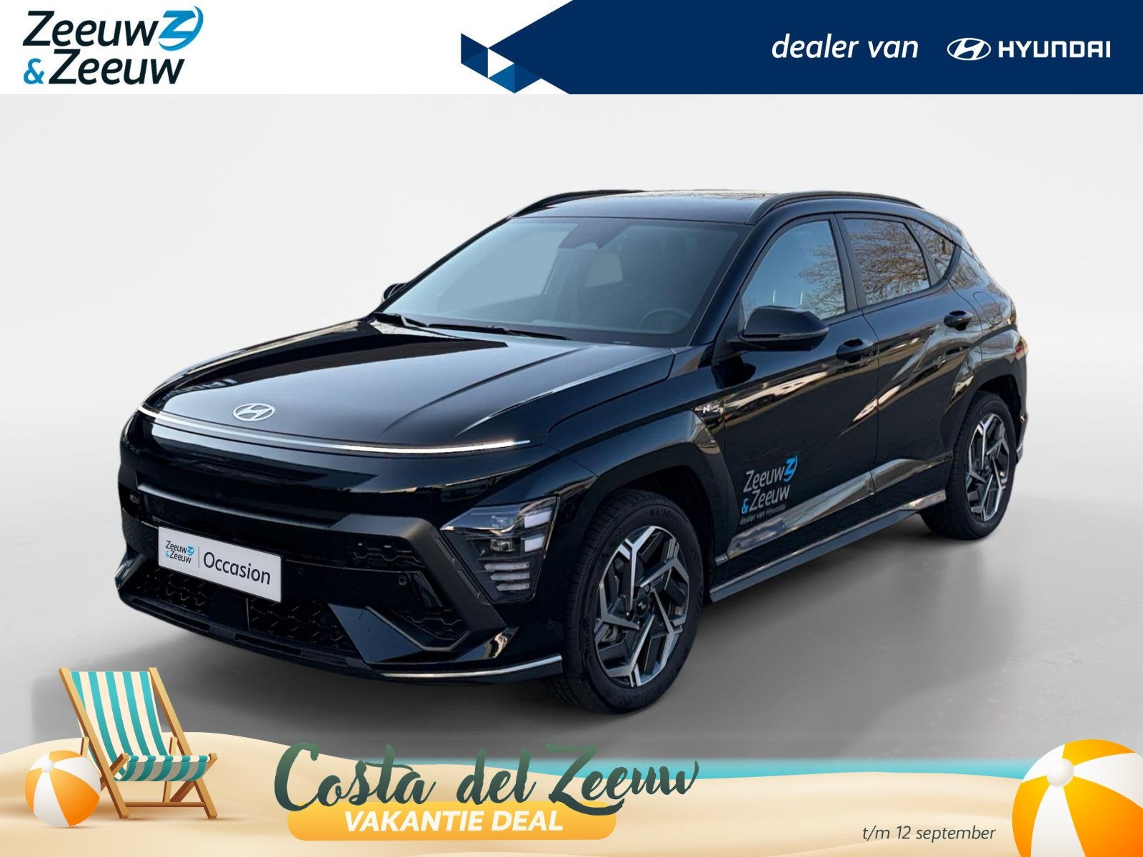 Hyundai Kona 1.6 GDI HEV N Line | Als nieuw !| Suede bekledi, 12 maanden, 137 pk, Euro 6, Origineel Nederlands