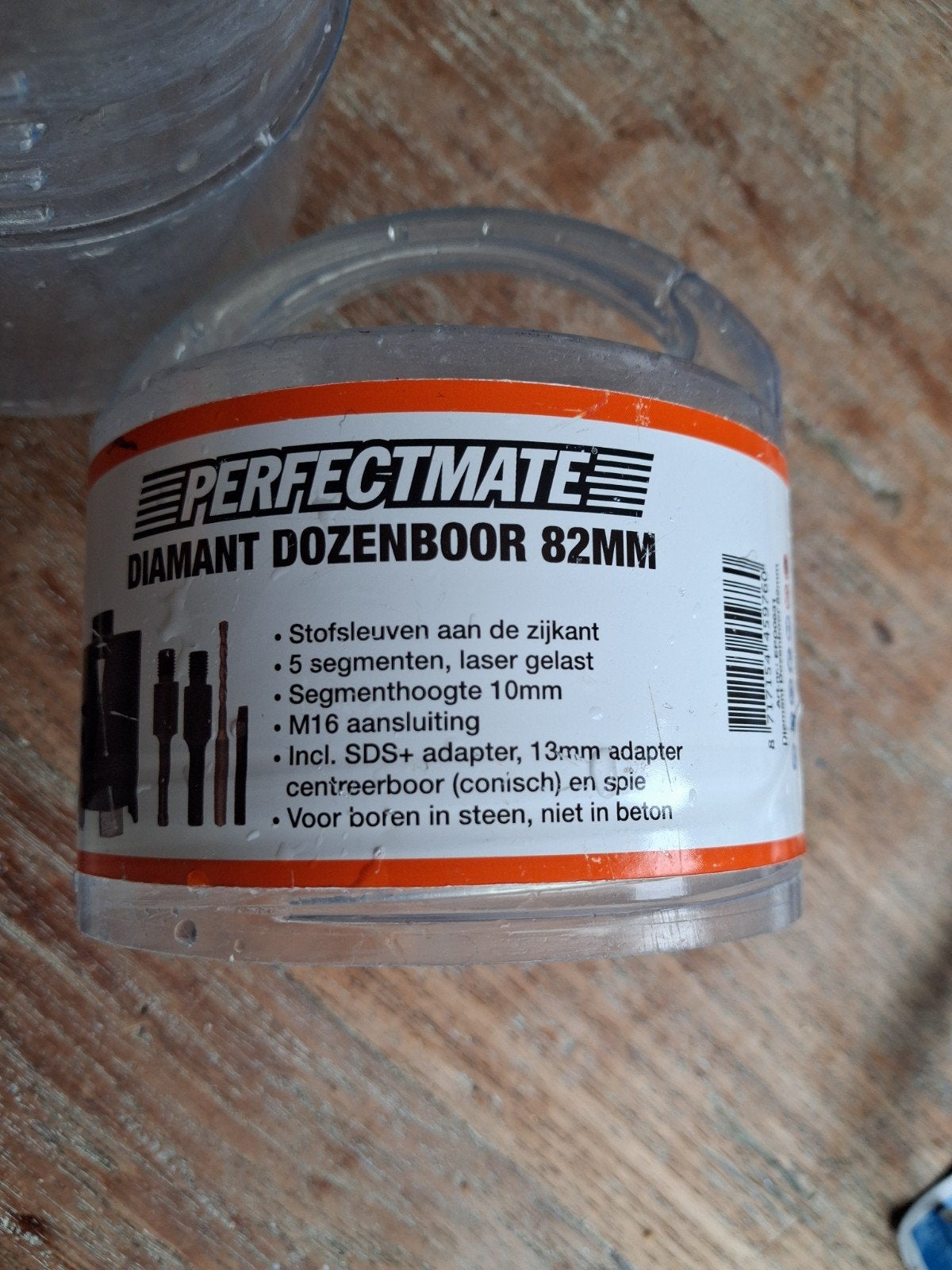 Perfectmate Diamant Dozenboor 82mm - Steen (Niet Beton), Ophalen of Verzenden, Zo goed als nieuw, Overige typen