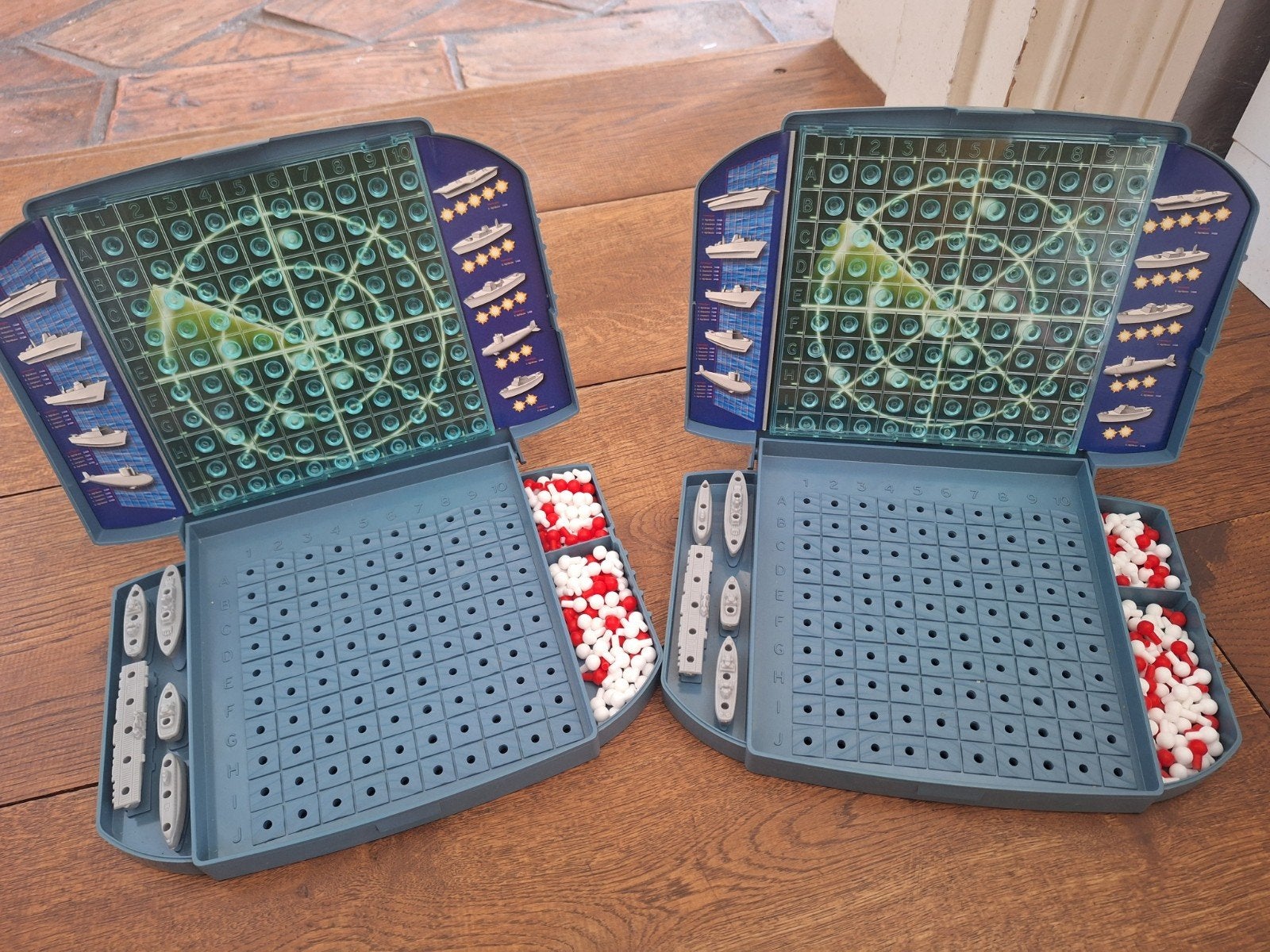 Zeeslag compleet (zonder doos en spelregels), Een of twee spelers, Ophalen of Verzenden, Gebruikt
