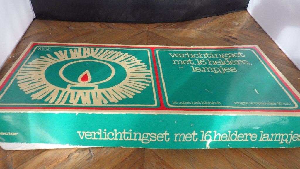 oude kerstboomlampjes, Ophalen of Verzenden, Gebruikt