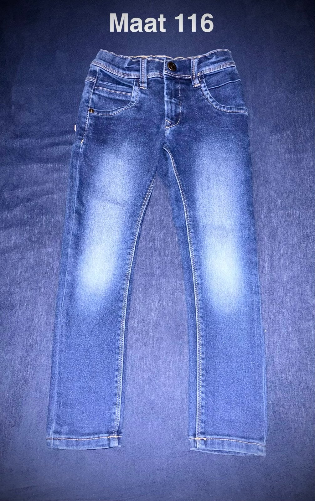 Name It spijkerbroek maat 116 met verstelbare taille, Kinderen en Baby's, Ophalen of Verzenden, Zo goed als nieuw, Jongen, Broek