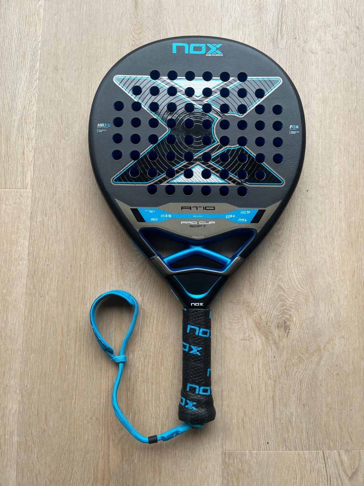 Nox AT10 Pro Cup Soft Padel Racket, Ophalen of Verzenden, Zo goed als nieuw