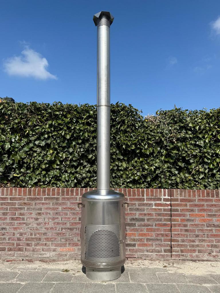Kachel houtkachel terashaard tuinhaard terraskachel, Tuin en Terras, Tuinhaarden, Nieuw, Ophalen of Verzenden