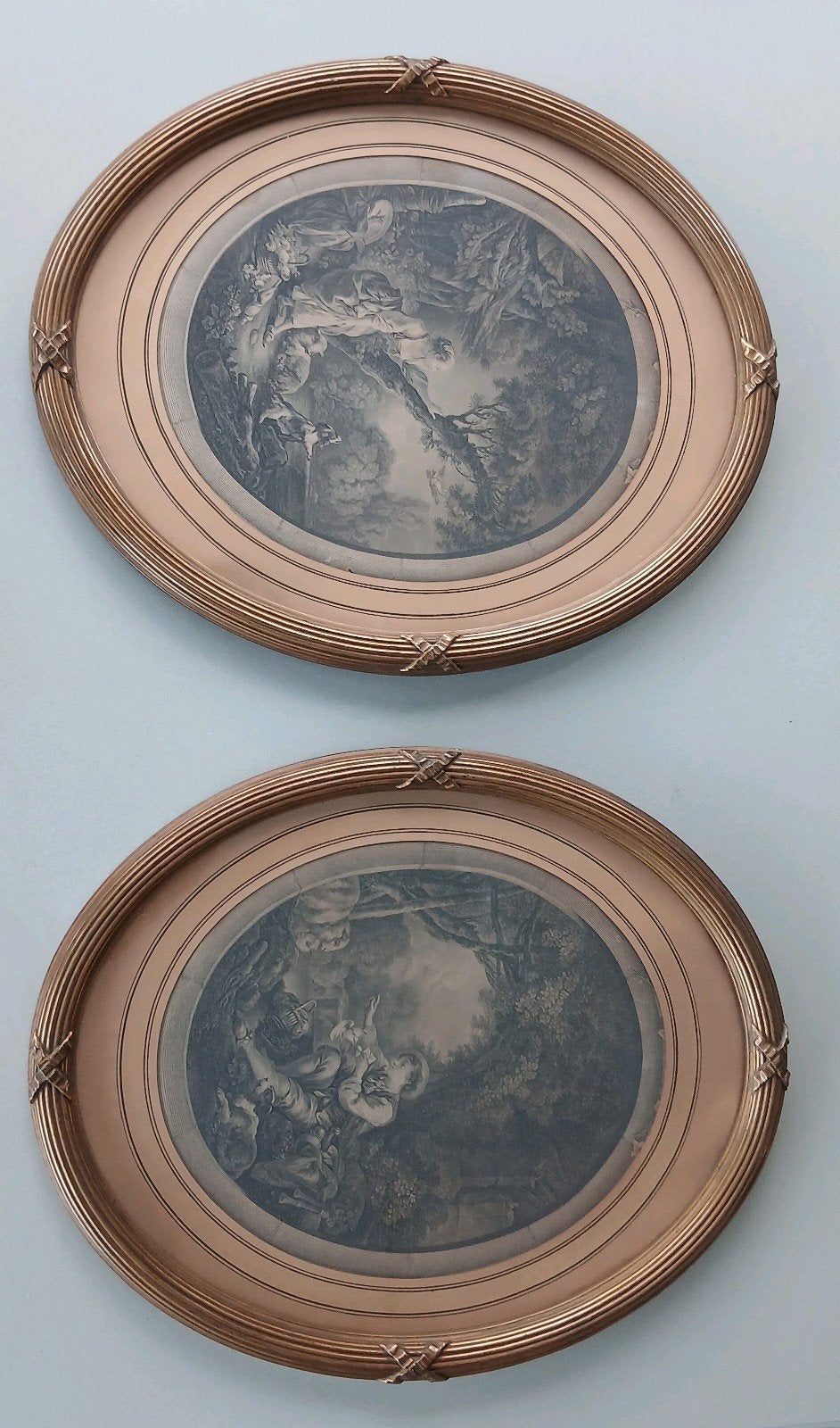 Bijzondere set grote antieke prenten ca 1850, Antiek en Kunst, Kunst | Etsen en Gravures, Ophalen of Verzenden