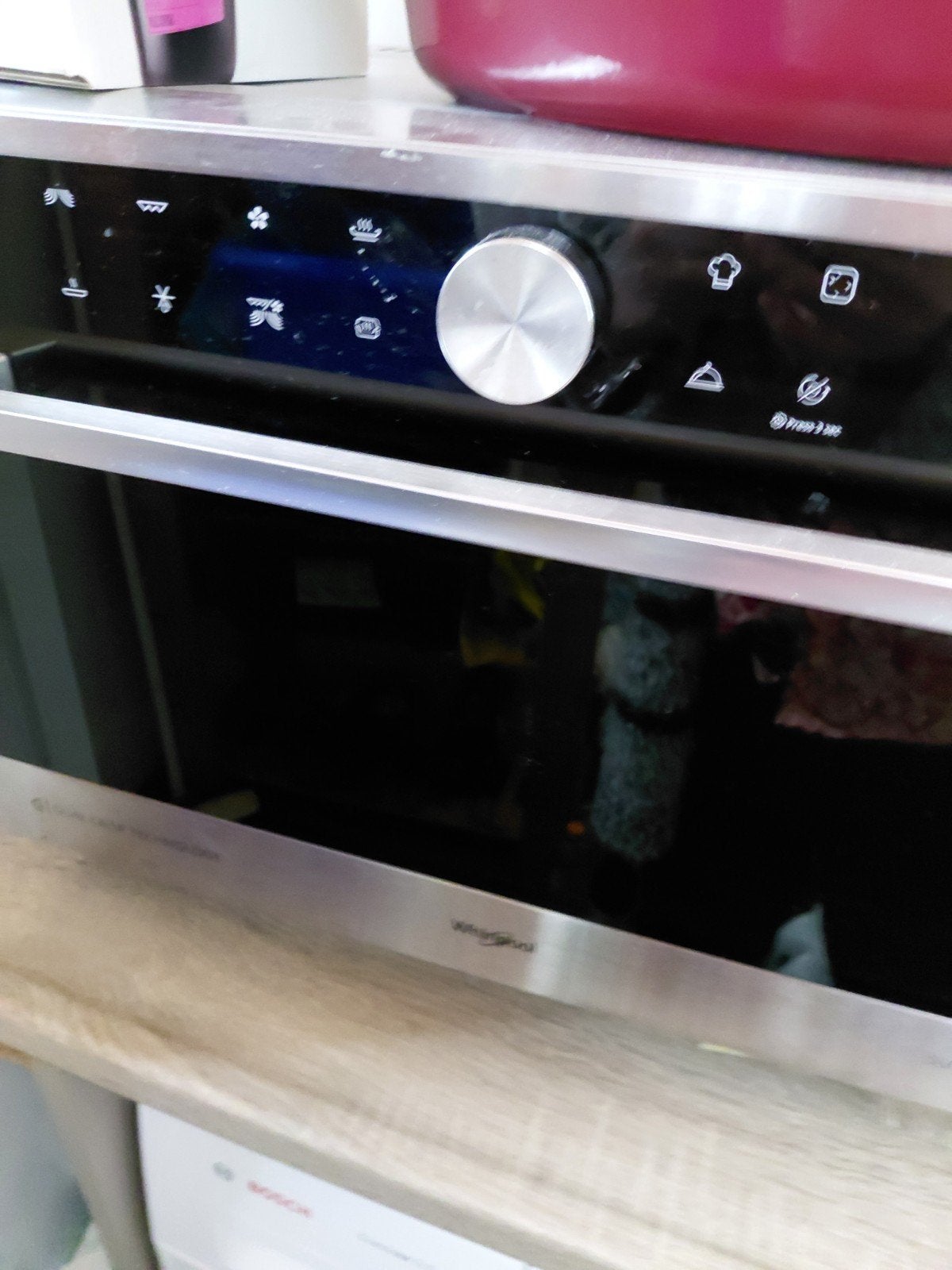 Whirlpool Supreme Chef MWP 3391 Combimagnetron, Ophalen, Combimagnetron, Zo goed als nieuw, Draaiplateau