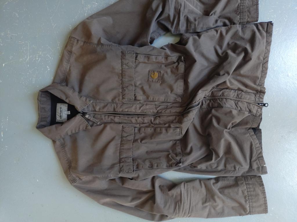 Carhartt Work in Progress Jas Maat S - Bruin, Ophalen of Verzenden, Gedragen, Maat 46 (S) of kleiner, Carhartt