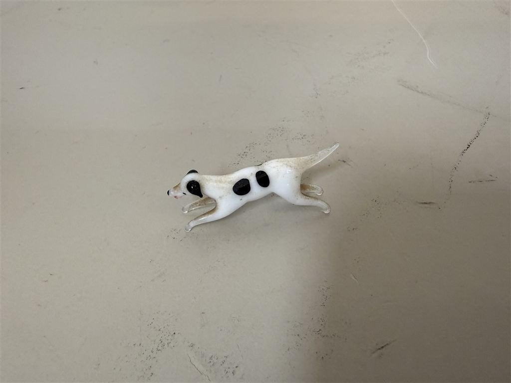 Murano / Lauscha / Bimini Glazen Hondenbeeld - Foxhound / Da, Ophalen of Verzenden, Zo goed als nieuw