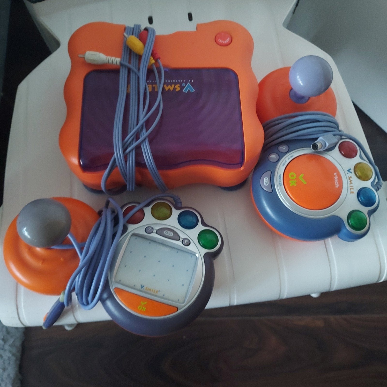 VTech V.Smile TV Learning System met 2 controllers, Ophalen of Verzenden, Gebruikt, 4 tot 6 jaar