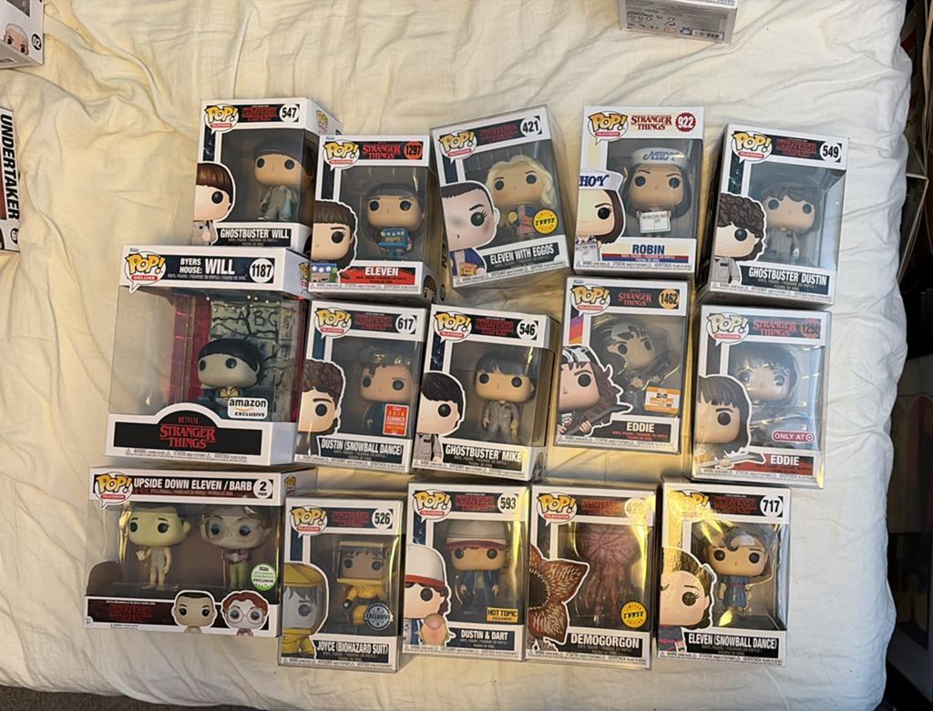 Stranger Things Funko Pop’s, Verzenden, Zo goed als nieuw