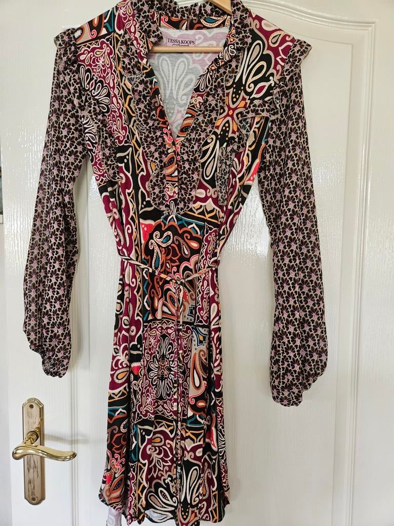 Tessa Koops jurkje maat xs, Kleding | Dames, Overige kleuren, Ophalen of Verzenden, Zo goed als nieuw, Tessa Koops