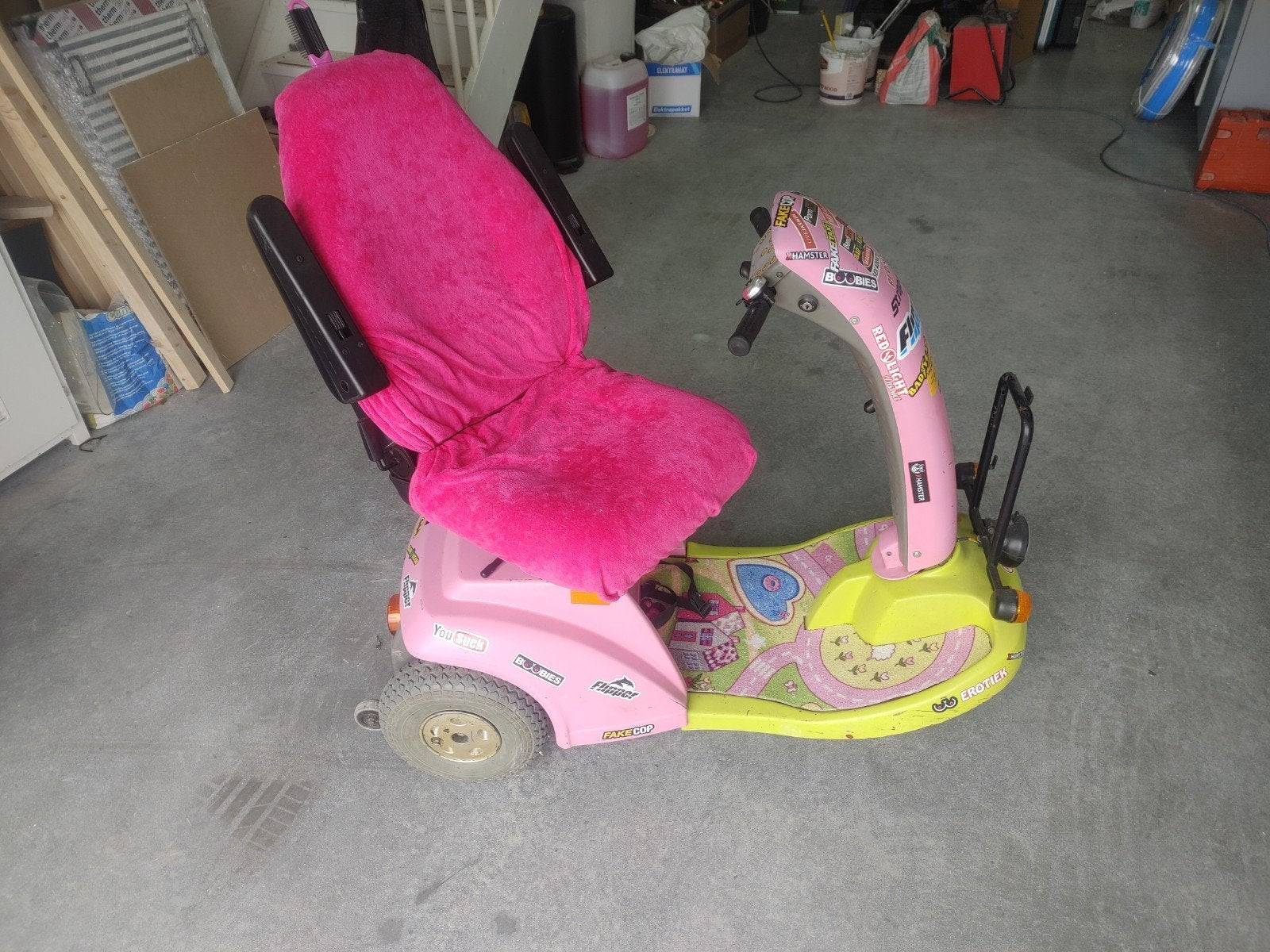 Scootmobiel, Ophalen, Gebruikt