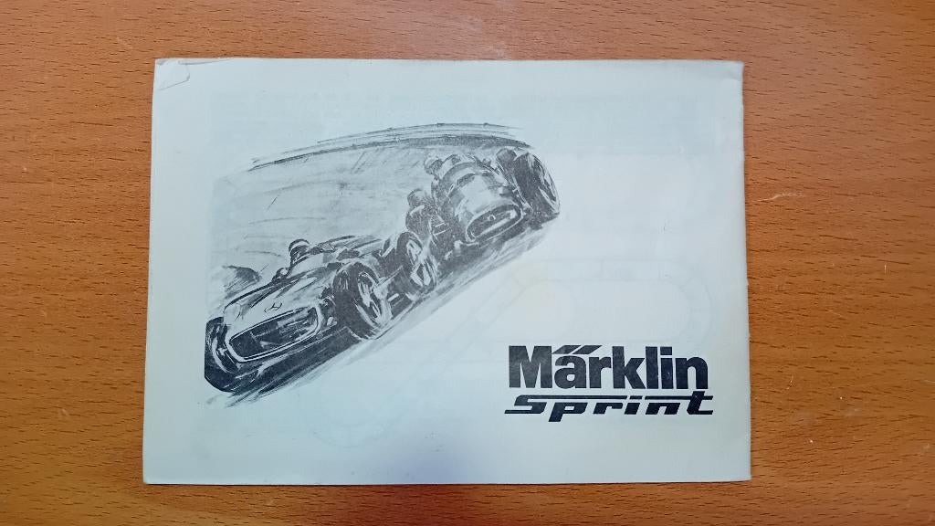 Märklin Sprint boekje, Ophalen of Verzenden, Gebruikt, 1:32 tot 1:50