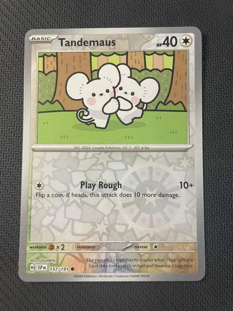 Tandemaus 157/191 Reverse Holo Surging Sparks Packfresh, Verzenden, Zo goed als nieuw
