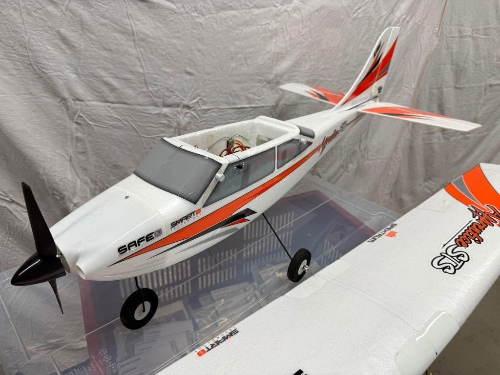 2x! E-Flite Apprentice STS 1.5m Smart Trainer SAFE BNF Basic, Ophalen of Verzenden, Gebruikt, Elektro, RTF (Ready to Fly)
