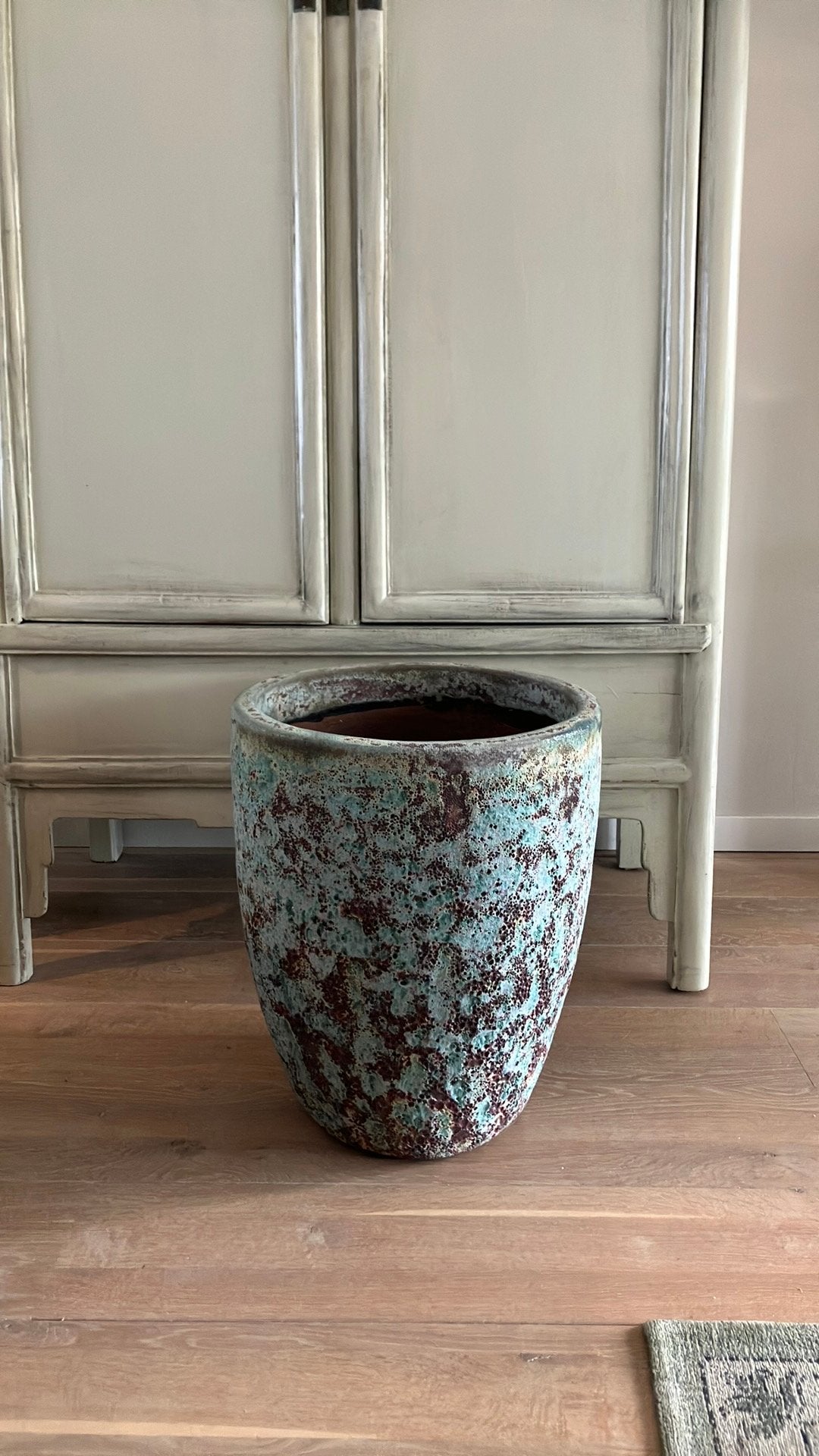 Grote bloempot intratuin, Ophalen, 40 cm of meer, Rond, Binnen