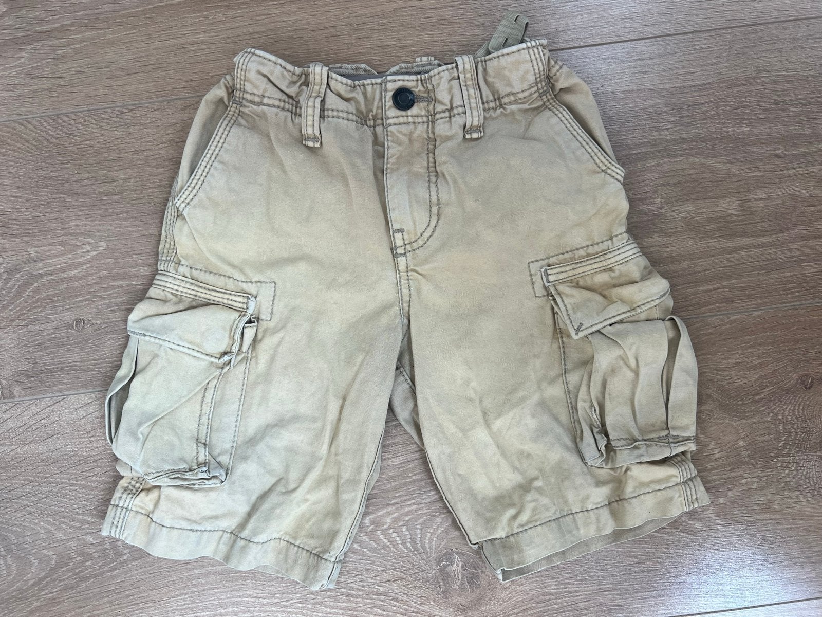 Denim Co cargo korte broek beige maat 116, Kinderen en Baby's, Ophalen of Verzenden, Gebruikt, Jongen, Broek