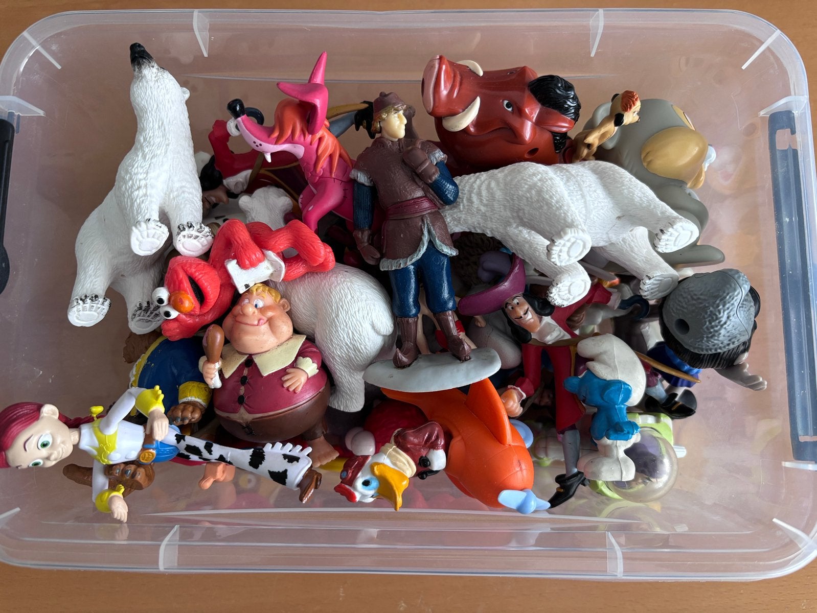 Bak met poppetjes, Ophalen of Verzenden, Zo goed als nieuw