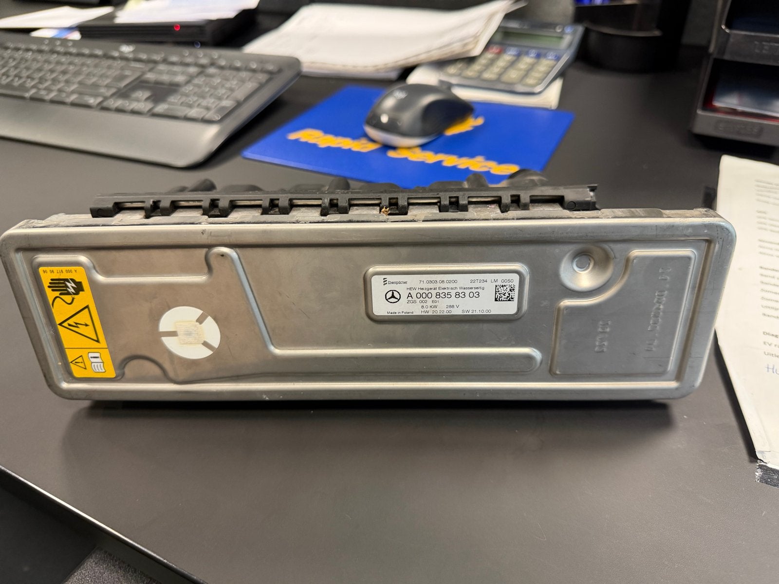 Mercedes Elektrische Koelvloeistofverwarmer A0008358303, Auto-onderdelen, Ophalen of Verzenden, Gebruikt, Mercedes-Benz