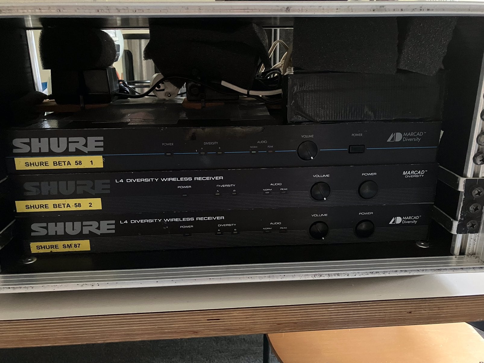Shure draadloze microfoons - BETA58A / SM87, Ophalen, Gebruikt, Zangmicrofoon, Draadloos
