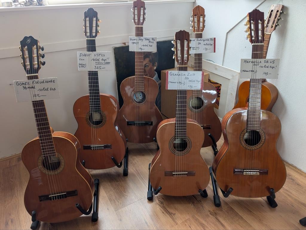 Spaans klassieke gitaar 4/4, 3/4, 7/8 model, Ophalen, Zo goed als nieuw, Klassieke of Spaanse gitaar