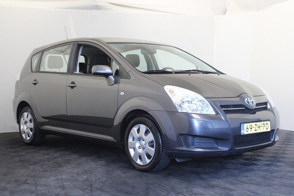 Toyota Verso 1.6 VVT-i Terra (bj 2008), Auto's, Toyota, Gebruikt, Zwart, 4 cilinders, Origineel Nederlands