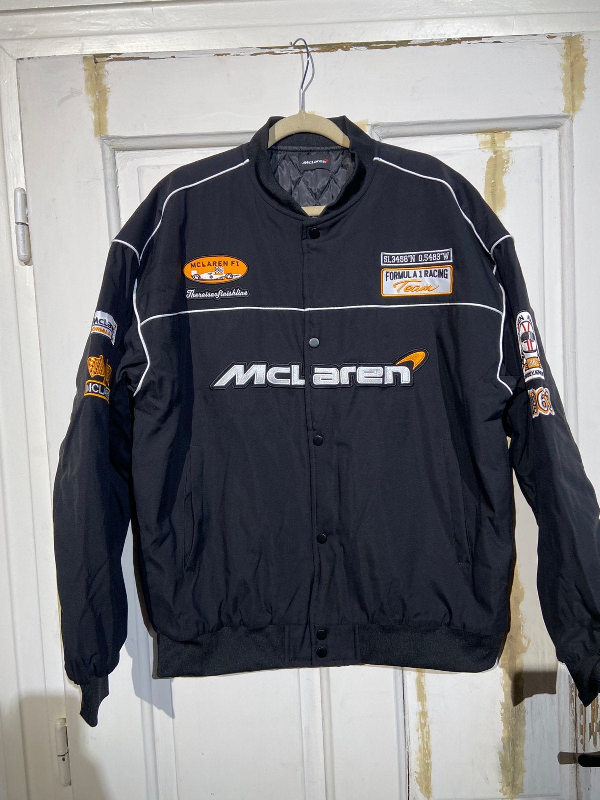 McLaren Racing-fanjas (maat XXL) Vintage zwart, Ophalen of Verzenden, Zo goed als nieuw, Overige maten, Zwart