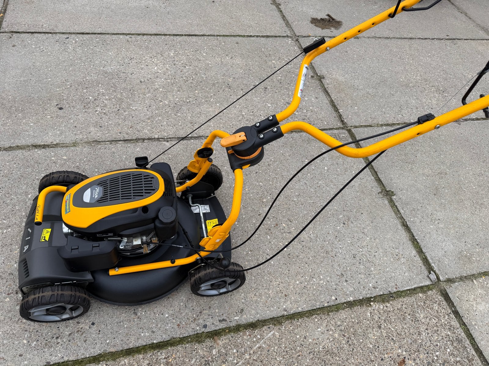 Stiga Multiclip 50 S grasmaaier - Benzine - Zo goed als nieu, Tuin en Terras, Ophalen, Cirkelmaaier, Stiga, Mulchfunctie