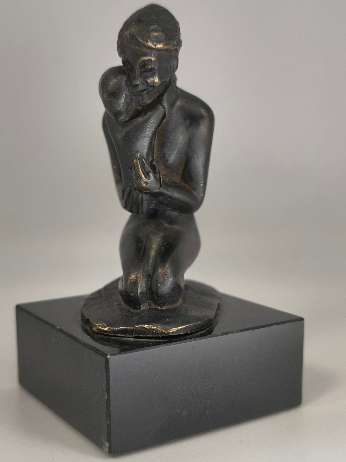 Corry Ammerlaan van Niekerk - Beeld 'Moeder en Kind', Antiek en Kunst, Ophalen of Verzenden, Brons