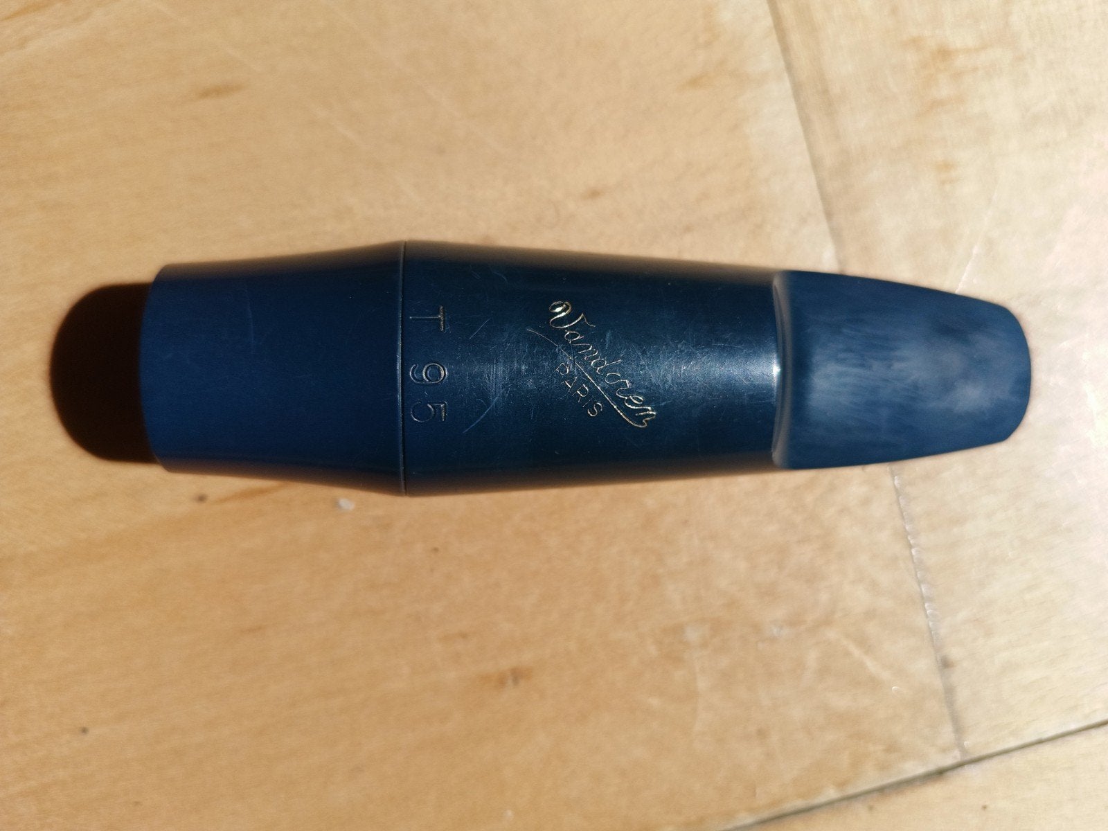 Vandoren Blue Java T95 Tenor Saxofoon Mondstuk, Ophalen of Verzenden, Gebruikt, Tenor