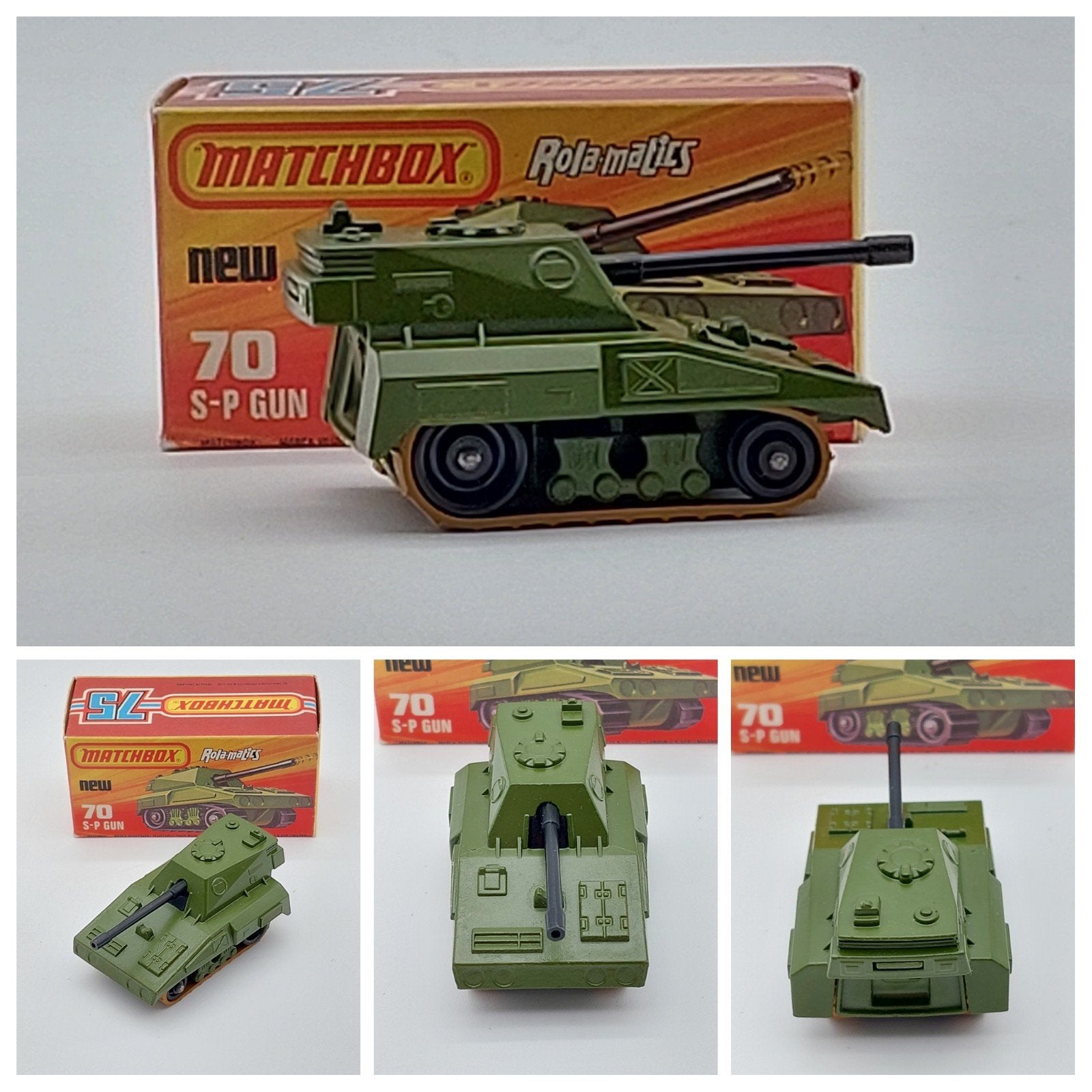 Matchbox Superfast 70D S-P GUN zeer mooi, Ophalen of Verzenden, Zo goed als nieuw, Overige typen