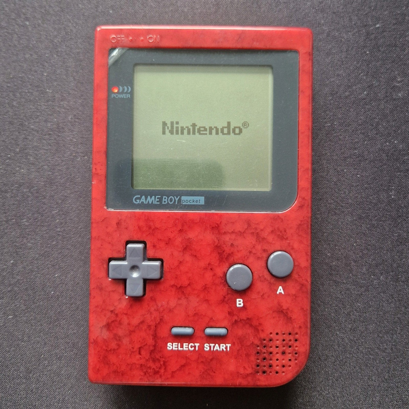 Gameboy pocket Red met krasvrij scherm, Spelcomputers en Games, Ophalen of Verzenden, Zo goed als nieuw, Game Boy Pocket