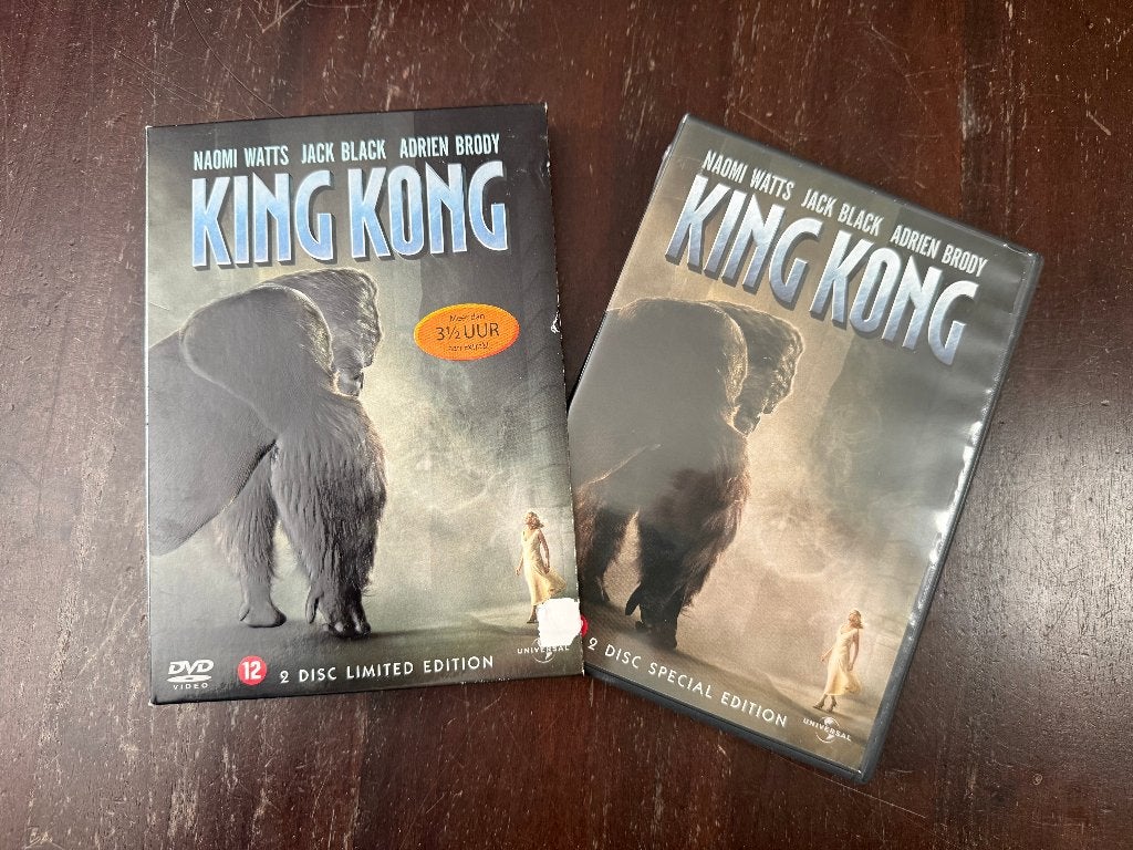 King Kong ( 2 DVD Box ) Limited Edition, Nederlands, Ophalen of Verzenden, Zo goed als nieuw, Vanaf 12 jaar