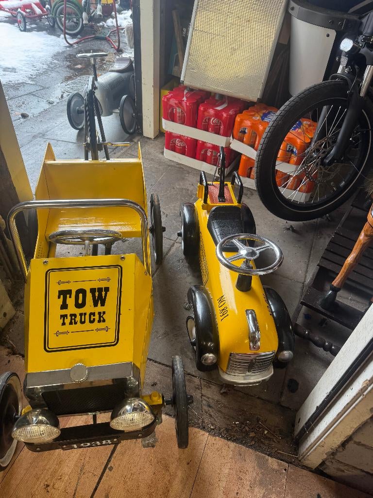 trapauto en loopauto takelwagen, Kinderen en Baby's, Speelgoed | Buiten | Voertuigen en Loopfietsen, Ophalen of Verzenden, Nieuw