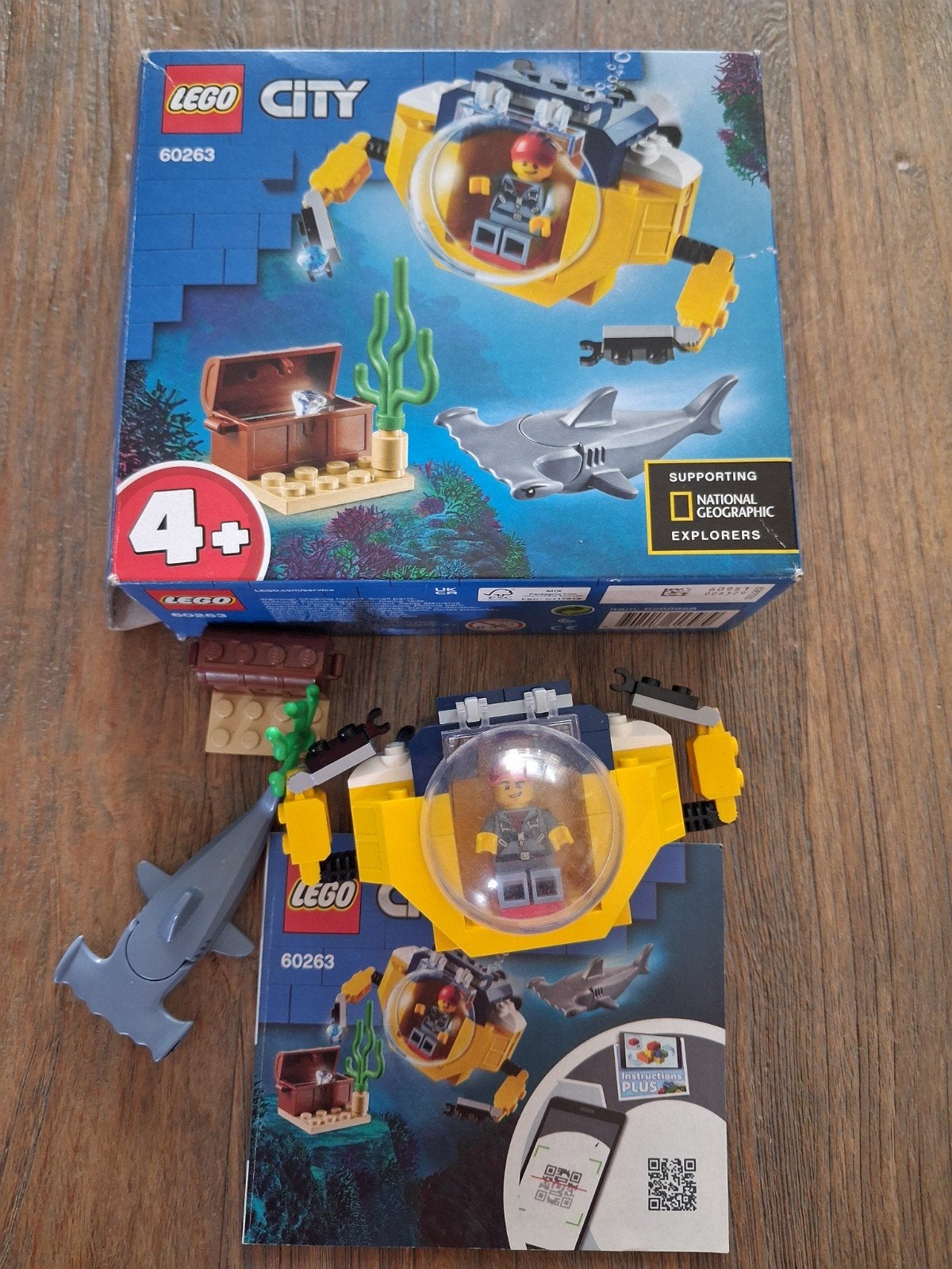 LEGO City 60263 Oceaan Mini-onderzeeër met doos, Ophalen of Verzenden