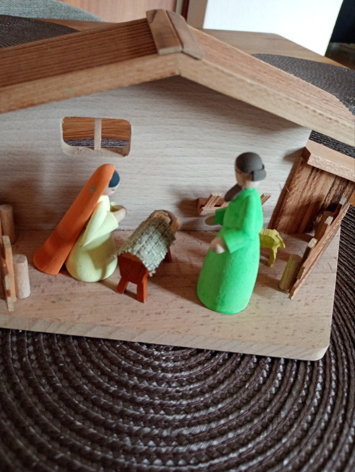 houten kribbe, Ophalen
