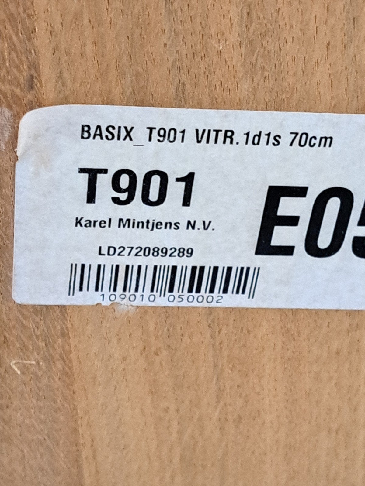 Vitrinekast met Glazen Deur en Lade, Huis en Inrichting, Kasten | Vitrinekasten, Ophalen, Modern, Klassiek, Glas, Gebruikt