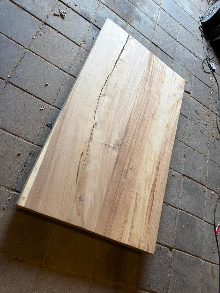 Tafel blad, Doe-het-zelf en Verbouw, Hout en Planken, Ophalen, 25 tot 50 mm, Eiken, Zo goed als nieuw