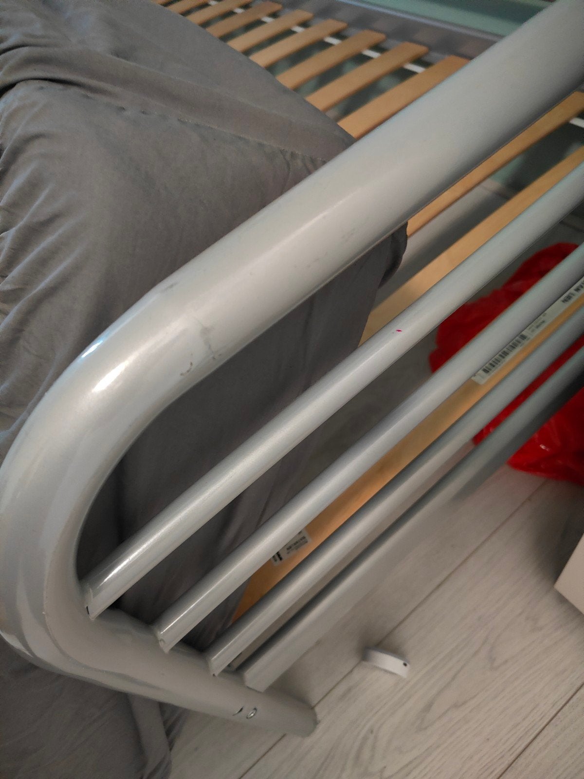 Ikea bedframe met lattenbodem (Sultan Lien), Ophalen, Gebruikt, 90 cm, Eenpersoons