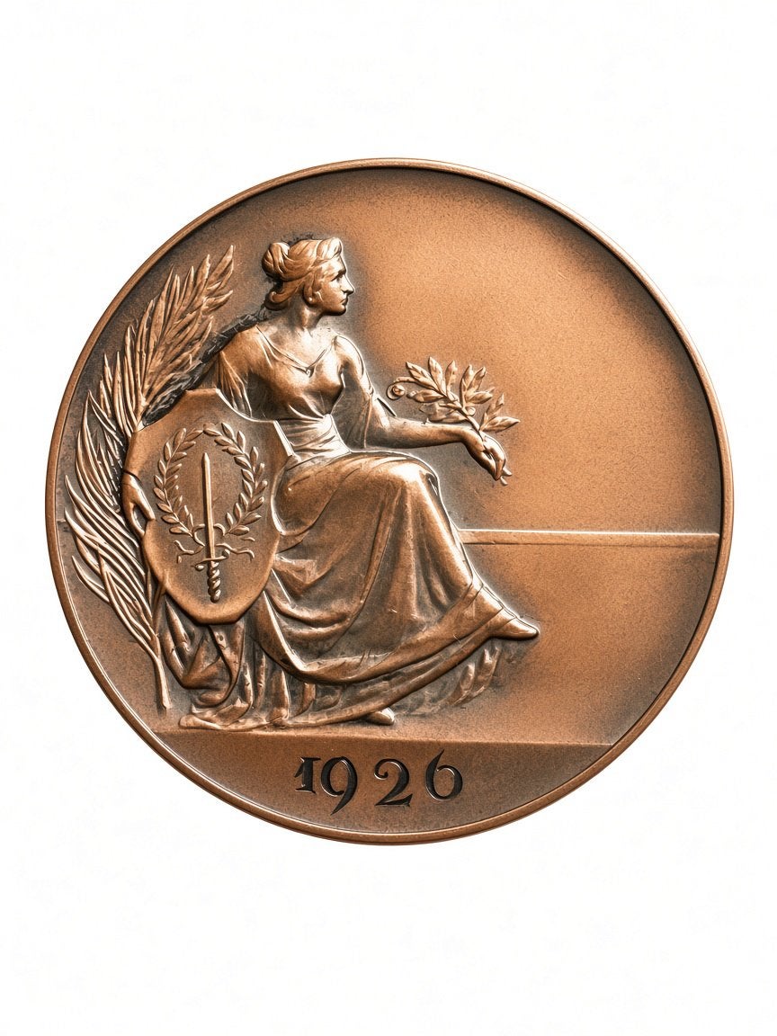 Zeldzame Bekroningsmedaille Pasar Gambir 1926 Batavia, Verzenden, Brons, Buitenland