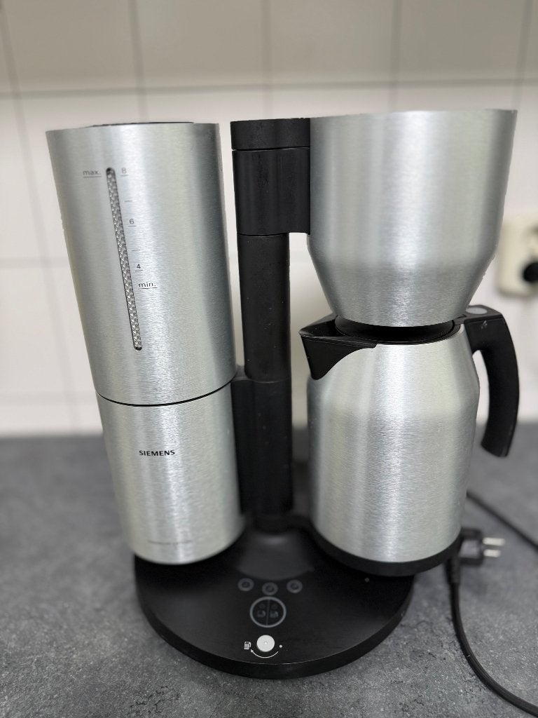 Siemens Koffiezetapparaat Porsche Design, Ophalen, 10 kopjes of meer, Koffiemachine, Gemalen koffie