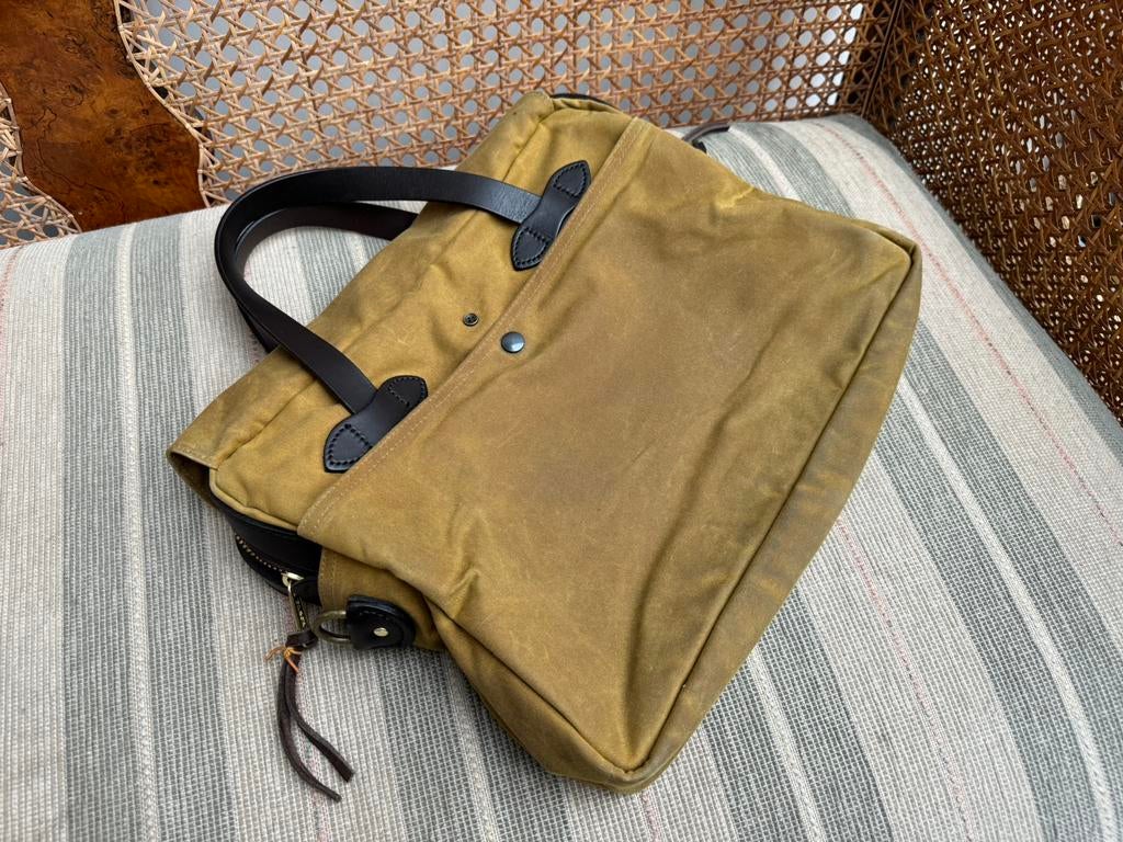Nieuw Filson Tin Cloth Tan Briefcase Tas Bag Made in USA, Ophalen of Verzenden, Nieuw