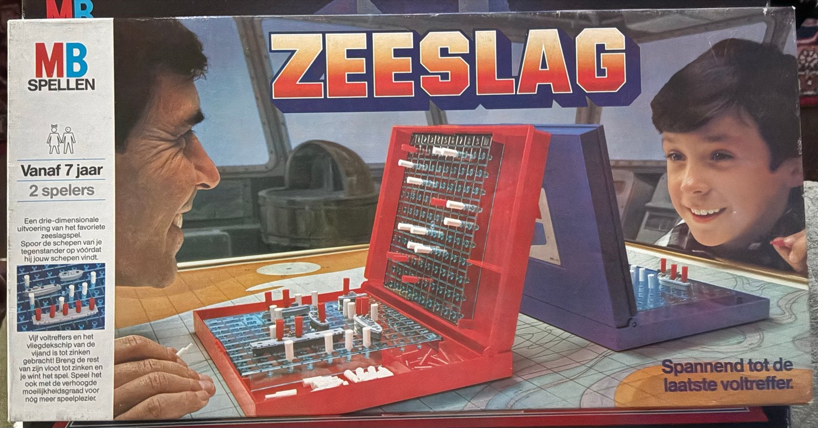 MB Spellen Zeeslag - Klassiek bordspel 1983, Hobby en Vrije tijd, Gezelschapsspellen | Bordspellen, Een of twee spelers, Ophalen